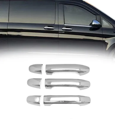 Image de Couverture de poignée de porte pour Mercedes Vito W447 2014-2025 Acier Inox 6Pcs