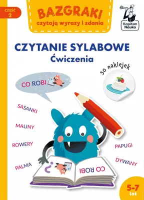 Immagine prodotto di Bazgraki czytają wyrazy i zdania. Czytanie sylabowe. Ćwiczenia