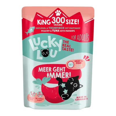 Produktbild von Lucky Lou Lifestage Adult Geflügel & Thunfisch 6x 300 g