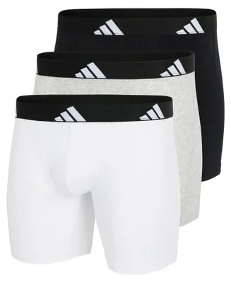 Produktbild von Adidas 3er-Pack Active Flex-Boxershorts aus Baumwolle, Mehrfarbig M