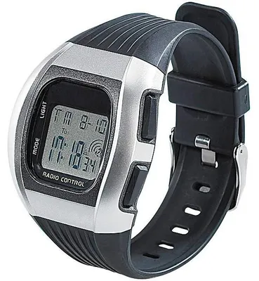Image de Montre bracelet radiopilotée à écran LCD ''SW-640 DCF''