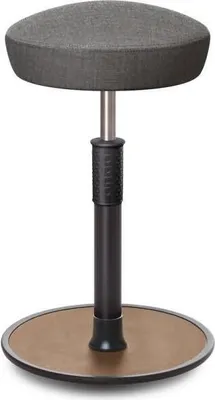 Produktbild von Sitz- Stehhocker Free Tall Hutsitz kvadrat Remix Salz&Pfeffer schwarz /Natur.