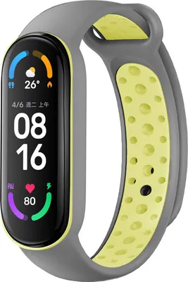 Immagine prodotto di Xiaomi Mi Band 6, Xiaomi Mi Band 5 Banda: fascia sportiva in silicone imoshion con pulsante rotondo del sistema a scatto