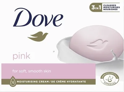 Produktbild von Dove Multicolor 1/4 Moisturising Cream Bar Soap 90g