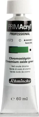 Produktbild von Schmincke - 60ml PRIMAcryl Professional feinste brillante Acrylfarbe, Chromoxidgrün,  Premiumacrylfarbe, Acrylmalerei, 13 573 011