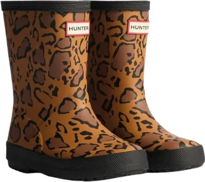 Produktbild von Hunter First Leopard Print Regenstiefel Junior