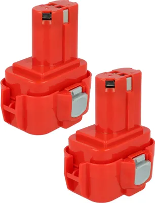 Produktbild von EXTENSILO 2x Akku kompatibel mit Makita 6797FD, 6798D, 6797D, 6901DW, 6903VD, 6798FD, 6901D, 6903VDWE, 6903VDW Werkzeug (3300 mAh, NiMH, 9,6 V)