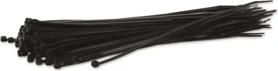 Produktbild von KSS Kabelbinder-Sortiment Polyamid 6.6, schwarz, 250x3,6, UV-beständig, 100 Stück