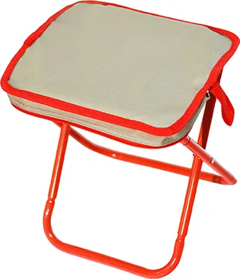 Produktbild von Klapphocker für den Außenbereich mit Tragetasche, tragbar, leicht, robust, für Camping, Rucksackreisen, Strand, Picknick, Angeln, zusammenklappbarer Stuhlsitz