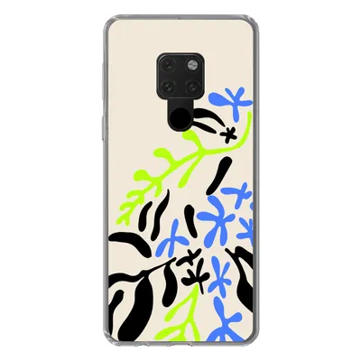 Produktbild von MuchoWow® Handyhülle Schutzhülle Hülle für Huawei P40 Lite Blatt - Abstrakt - Muster Silikon Softcase Handy Hülle - Handy