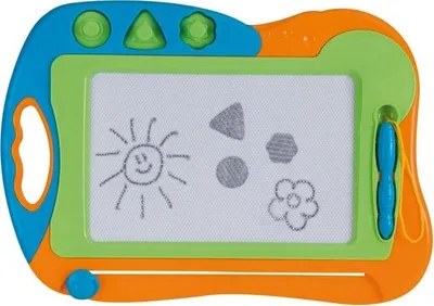 Produktbild von Magnet Zeichentafel mit Stift und 3 Stempel