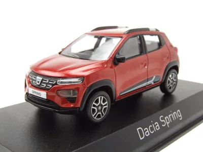 Produktbild von Dacia Spring Comfort 2022 goji rot Modellauto 1:43 Norev