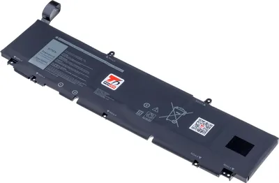 Immagine prodotto di Batteria T6 Power per laptop Dell, numero di parte XG4K6, Li-Poly, 11,4 V, 8500 mAh (97 Wh), nero
