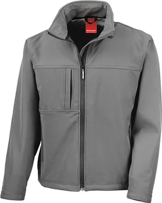 Produktbild von Result R121M | Classic Soft Shell Jacket - Farbe: Workguard Grey - Größe: M