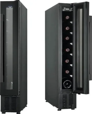 Produktbild von PKM UWTS20-7G, Weinkühler mit Kompressor, Freistehend, 7 Flasche(n), G, SN-ST, Schwarz