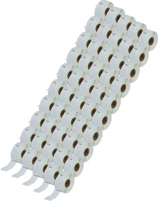 Produktbild von vhbw 50x Rolle 25mm x 54mm (500 Etiketten) Ersatz für Dymo 11352 für Drucker Weiß