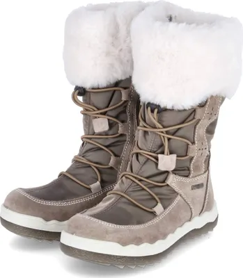 Immagine prodotto di Primigi ragazze stivali invernali/snowboots taupe misto pelle/tessuto dimensioni: 27