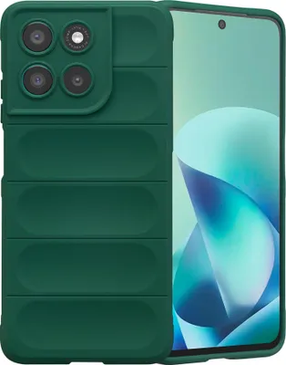 Produktbild von imoshion EasyGrip Backcover für das Motorola Moto G57 Power – Dunkelgrün