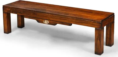 Produktbild von Casa Padrino Luxus Vintage Stil Sitzbank Braun 158 x 38 x H. 44,5 cm - Massivholz Bank - Vintage Stil Möbel - Massivholz Möbel - Bar Möbel - Luxus Möbel