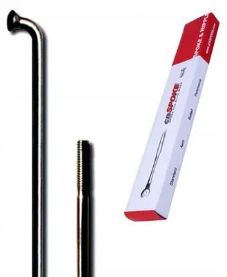 Produktbild von Cnspoke STD14 Speichen 256mm Edelstahl Schwarz 18 Stück