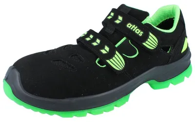 Zdjęcie produktu dla atlas® 10010380347530 atlas® Herren S1 Sicherheitssandalen "SL 26 green" 2.0 schwarz Größe 41
