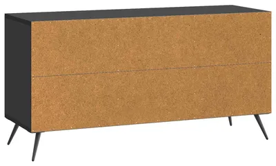 Obrázok produktu pre vidaXL TV stolík, čierny, 99 x 34,5 x 50 cm, drevotrieska
