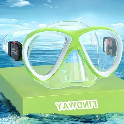 Immagine prodotto di Maschera da snorkeling per bambini 4-14 anni, comoda e impermeabile