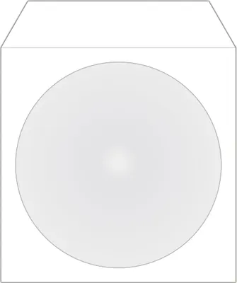 Produktbild von CD/DVD Hülle BOX162 mit Fenster selbstklebend Papier weiß 100 Stück Packung mit 20 Stück