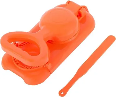 Produktbild von Pronett XJ4986 2-in-1-Teigtaschenform, orange