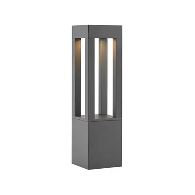 Produktbild von Arcchio LED-Pollerleuchte Lienna, 60 cm, grau, Metall, IP65