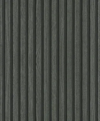Produktbild von Vliestapete 33961 Botanica 3D Holz-Optik schwarz anthrazit