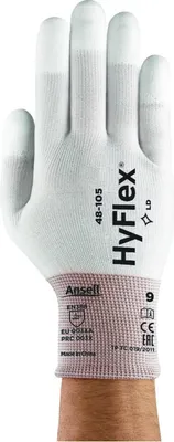 Produktbild von Ansell Handschuh HyFlex 48-105,weiß, Gr. 8