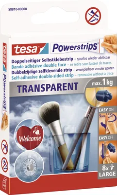 Produktbild von Tesa Powerstrips transparent Large