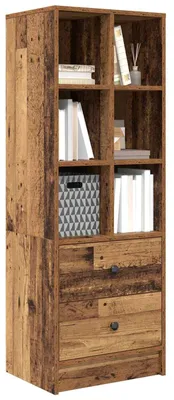 Obrázek produktu pro vidaXL Vysoký sekretář se zásuvkami z regenerovaného dřeva 45,5 x 34 x 127 cm