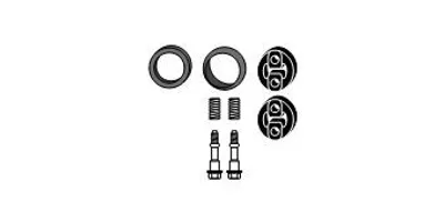 Produktbild von HJS Montagesatz Katalysator 82 48 7774 für TOYOTA AVENSIS Kombi (T25)