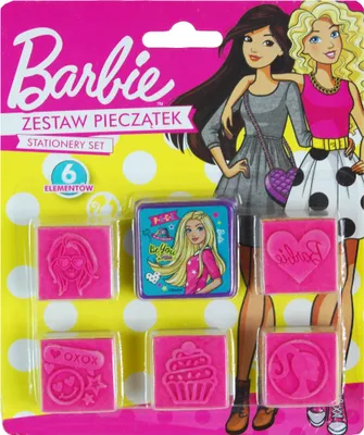 Zdjęcie produktu dla Zestaw pieczątek Barbie Majewski