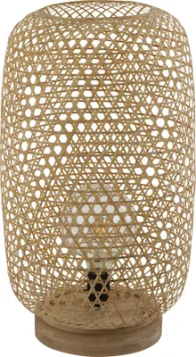 Produktbild von RGB LED Stehleuchte, Bambus-Geflecht, natur, H 55 cm