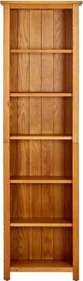 Produktbild von vidaXL Bücherregal 6 Fächer 52x22x180 cm Massivholz Eiche