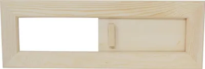 Produktbild von Eliga Lüftungsschieber für die Entlüftung von Innensaunen B 39 x H 13 cm