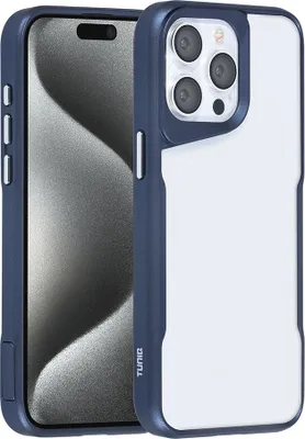 Immagine prodotto di Custodia posteriore TUNIQ per iPhone 14 Pro Max - Silicone - Blu scuro