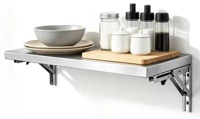 Image de Table pliante en acier inoxydable, idéale pour diverses utilisations