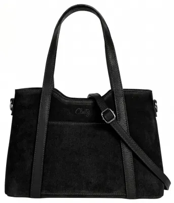 Produktbild von Cluty Handtasche Damen 101251 schwarz