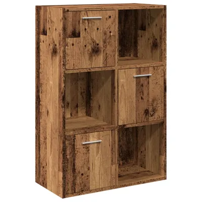 Produktbild von vidaXL Bücherschrank Altholz-Optik 60,5x30x90 cm Holzwerkstoff