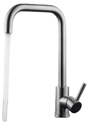 Obrázek produktu pro Kuchyňská baterie, nástěnná, moderní design, chrom, připojení G3/8