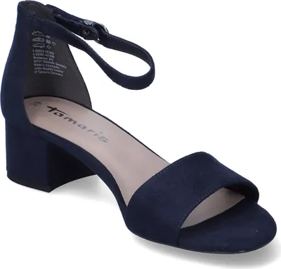 Produktbild von Tamaris Damen Sandalette Sandale geschlossene Ferse Blockabsatz 1-28201-42, Größe:40 EU, Farbe:Blau