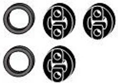 Produktbild von HJS 82 44 7704 Montagesatz Auspuffanlage Abgasanlage für MAZDA 6 Station Wagon (GY) 6 (GG) 6 Hatchback (GG)