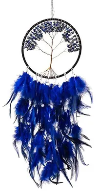 Zdjęcie produktu dla Łapacz snów Drzewo życia Lapis Lazuli - ±16x55cm