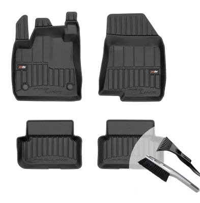 Productafbeelding van moto-MOLTICO 3D rubberen vloermatten voor auto, set van 4 stuks, all-weather rubberen voetmatten - geschikt voor Dacia Sandero III vanaf 2020