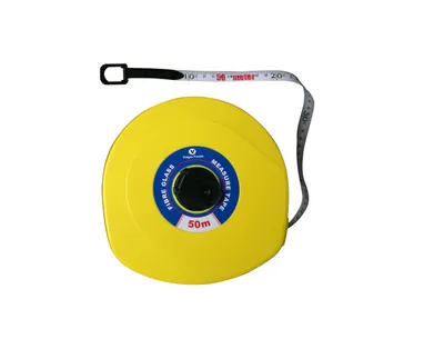 Produktbild von 1x profi Rollmassband 50m Kapselbandmass Massband mit Drehkurbel Fiberglas