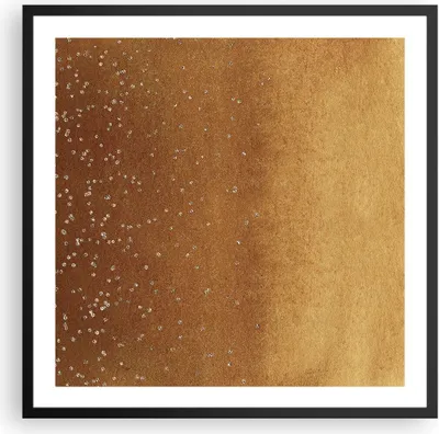 Produktbild von Gerahmtes Poster - Schwarzer Rahmen - Abstraktion Bier Gelb - 60x60 cm - Wand Bild - Wanddeko - Wandbilder - Kunstposter - Wandposter - Bilderrahmen - Bilder - Kunstdruck - Wandbild - P2BAC60x60-4317